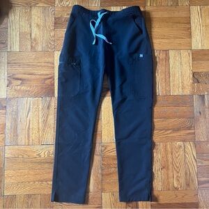 Figs Black Skinny Scrub Pants